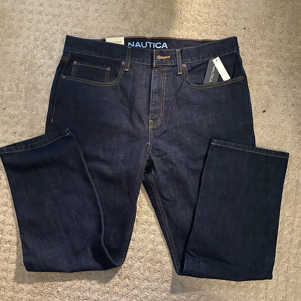 NWT Men’s Nautica jeans 36x30 dark wash